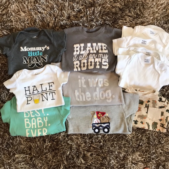 14 Items •Baby Boy Graphic Tees• 3-6 months - Picture 2 of 8